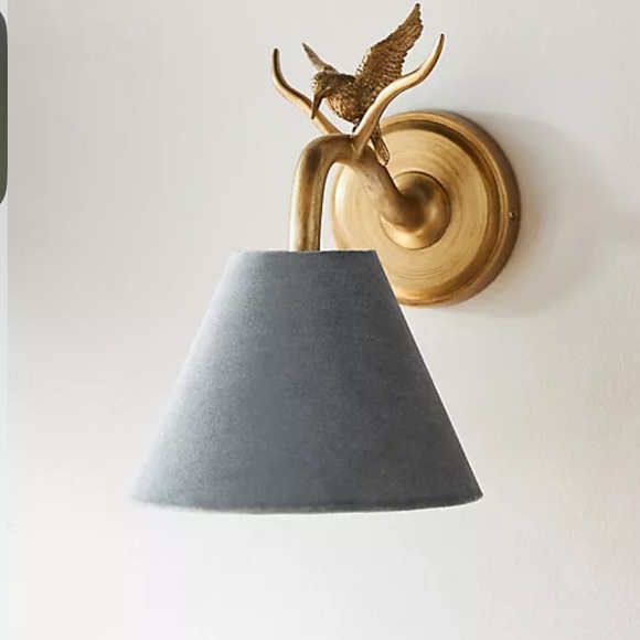 Anthropologie Hummingbird Sconce
